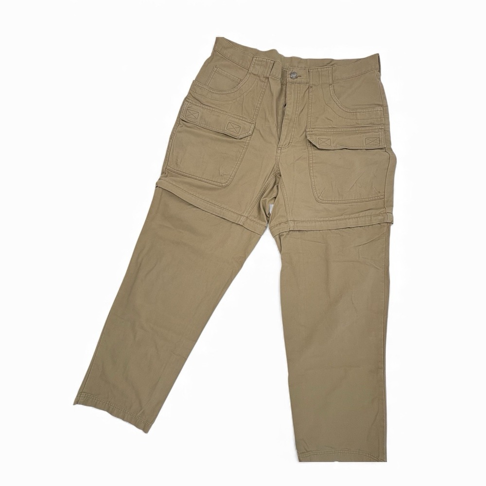 REI Explorer Mens Convertable Cotton Cargo‎ Pant 36x31
